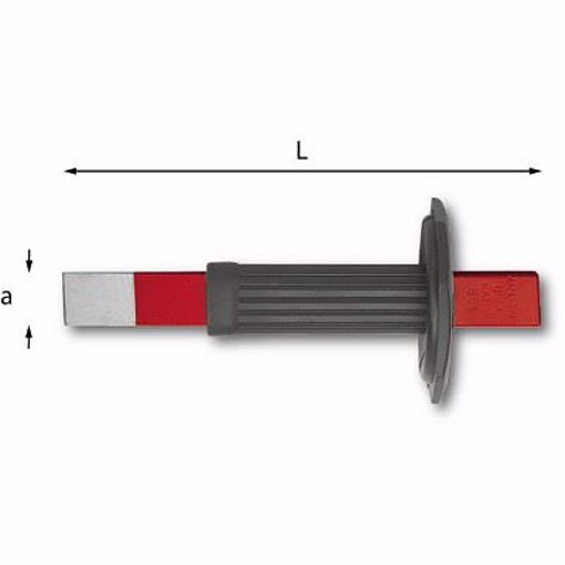 Immagine di Scalpello extrapiatto con paramano  354 A USAG