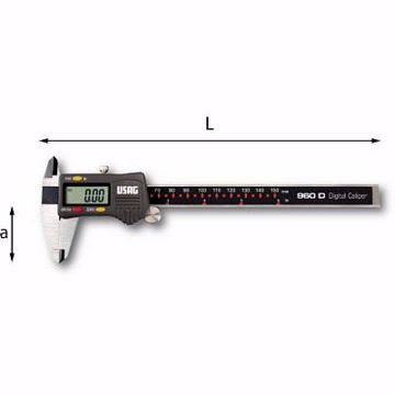 Immagine di Calibro digitale centesimale  960 D USAG