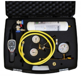 Immagine di KIT CERCAFUGHE FORMING GAS PER GAS R134A E 1234YF CON BOMBOLA DI AZOTO-IDROGENO OXYTURBO KK900AC