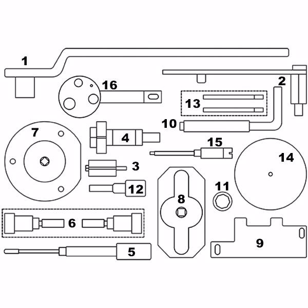 KIT MESSA IN FASE motori FIAT TWINAIR e MULTIAIR FG 192/FT16