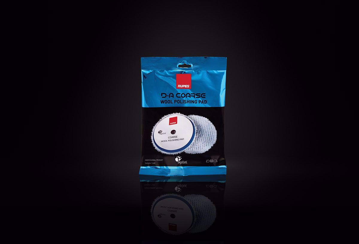 Tampone Lana Blu Coarse Per Lucidatrici - Ø 80/90 Mm, Per Auto E Vernici - Con Spugna Antiscivolo - Foto 5